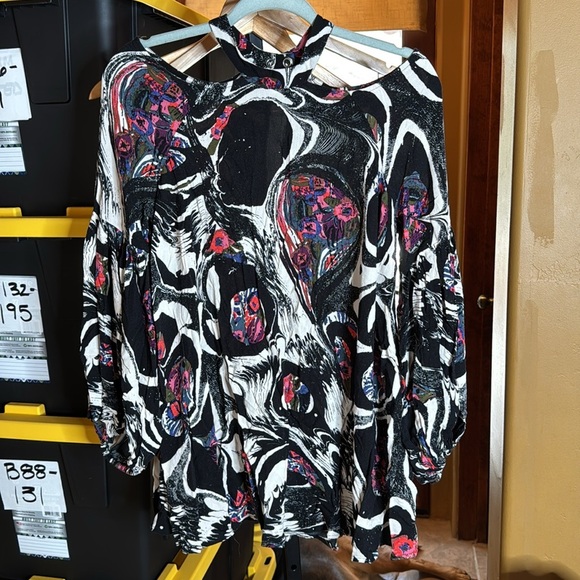 Free People Drift Away Tunic Dress Size Small - Picture 9 of 13